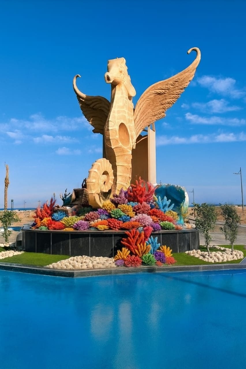 The Winged Seahorse landmark by EGY LANDSCAPE, Sharm El-Sheikh