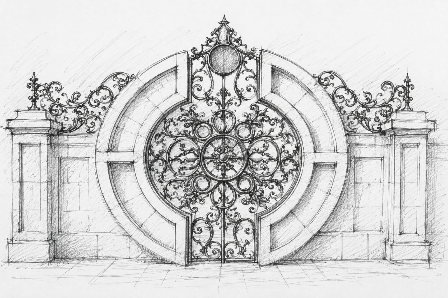 Villa gate & façade, Beit Al Watan - Beit Al Watan, New Cairo