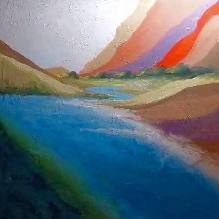 Studio canvas: valley