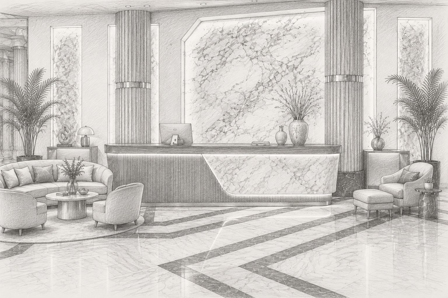 VIP hall: reception A
